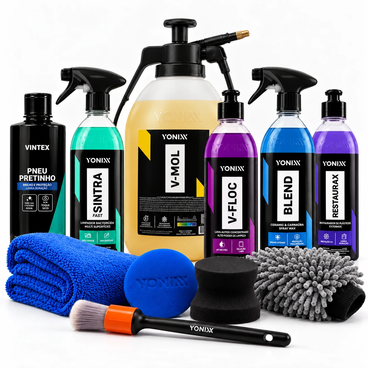 Kit Lavagem, restauração e Blend