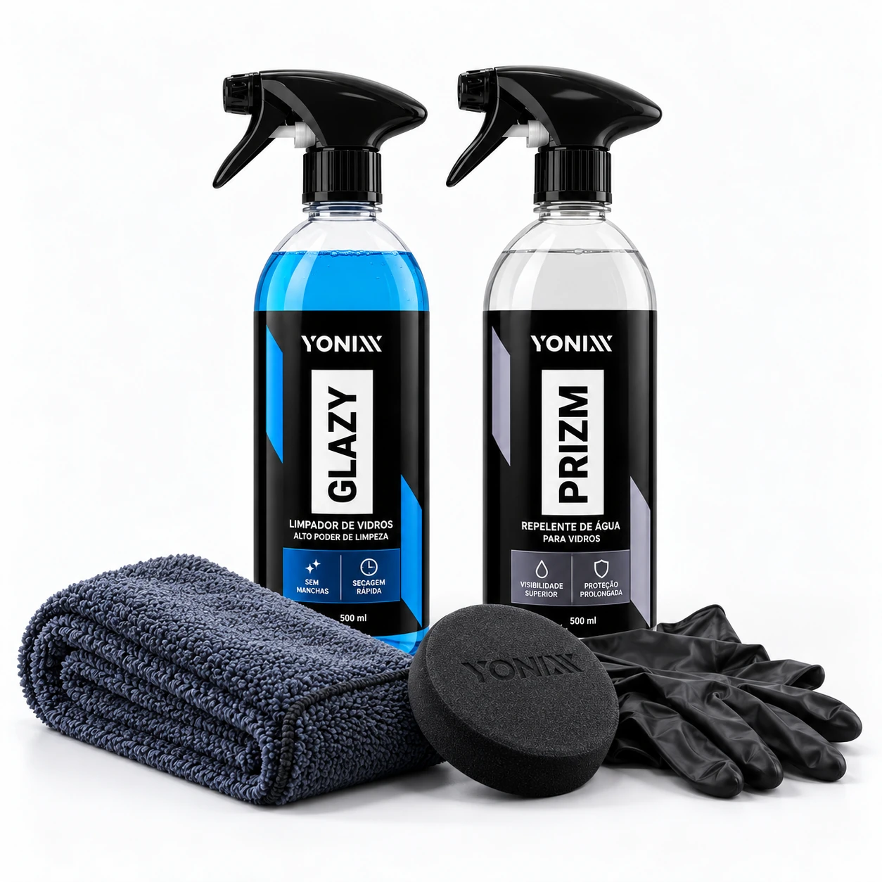 Kit Glazy + Prizm — Tratamento de vidros