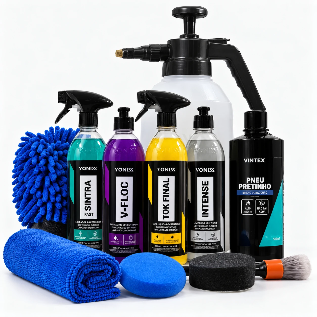 Kit Lavagem, interior e Snow Foam
