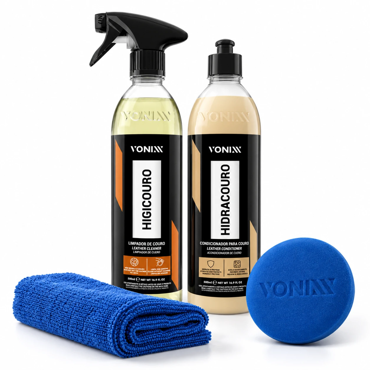 Kit Limpeza e Hidratação de Couro