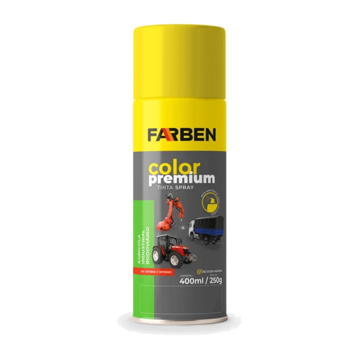 Tinta Spray Amarelo Seg 5Y8/12