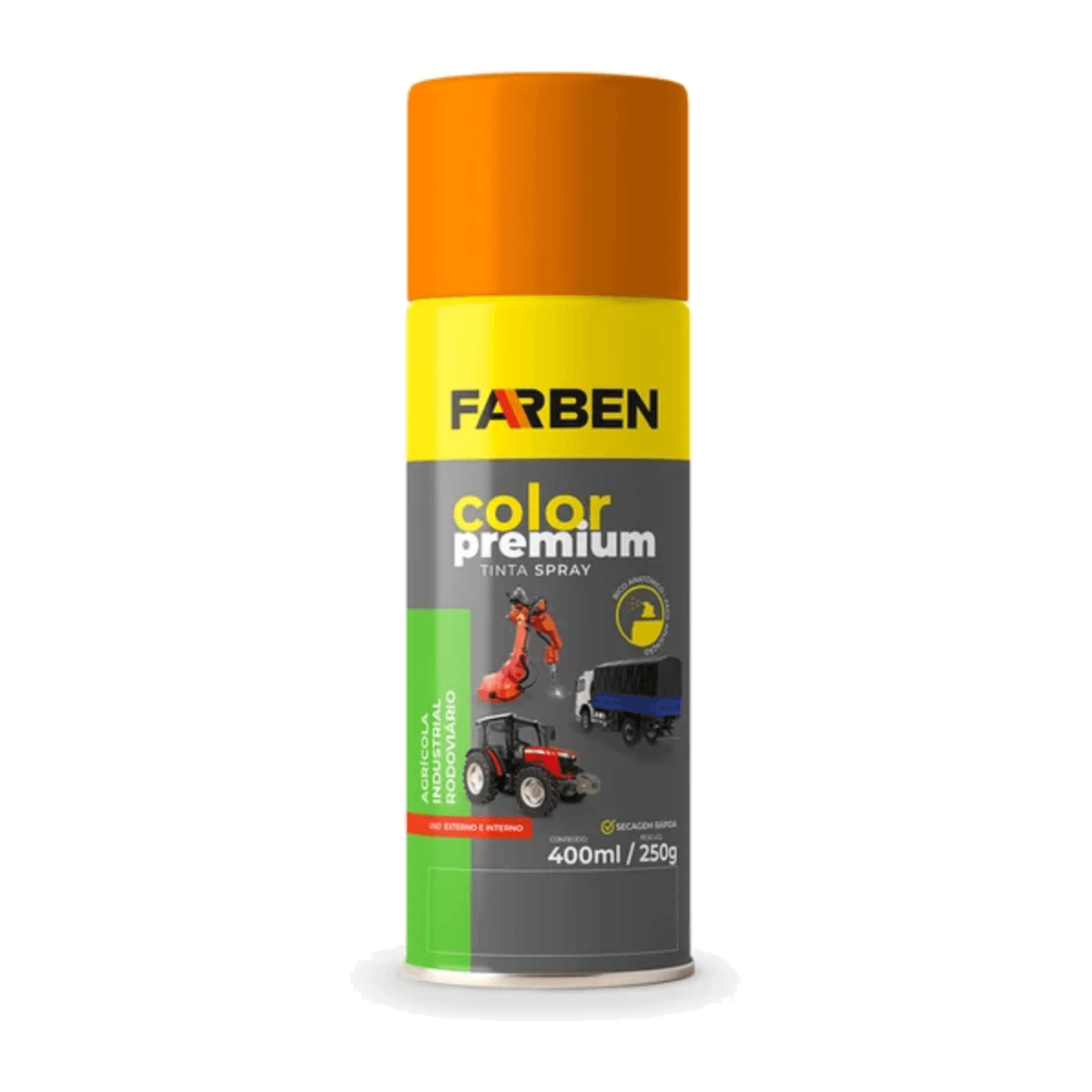 Tinta Spray Laranja Seg 2,5Y R6/14